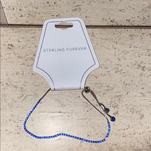 Bracelet. Nwt. Silver and sapphire - Picture 2 of 5